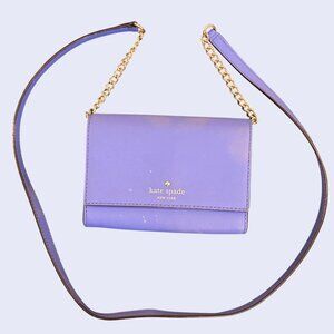 Kate Spade Cedar Street Stacy Crossbody Bag – Morning Glory Blue Purple – Saffia